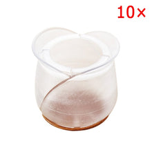 Load image into Gallery viewer, 10pcs Silicone Rectangle Square Round Chair Leg Caps Feet Pads Furniture Table Covers Wood Floor Protectors SDF-SHIP