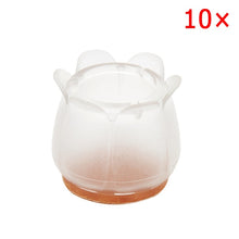 Load image into Gallery viewer, 10pcs Silicone Rectangle Square Round Chair Leg Caps Feet Pads Furniture Table Covers Wood Floor Protectors SDF-SHIP