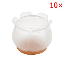 Load image into Gallery viewer, 10pcs Silicone Rectangle Square Round Chair Leg Caps Feet Pads Furniture Table Covers Wood Floor Protectors SDF-SHIP
