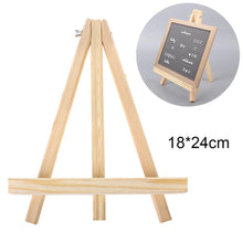 Load image into Gallery viewer, Wooden Artist Easel Painting Drawing Stand Easel Frame Artist Tripod Display Shelf School Student Artist Supplies photo holder