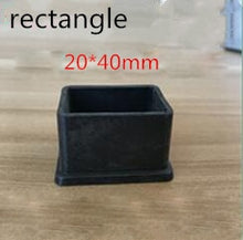 Load image into Gallery viewer, 4pcs Square Chair Leg Caps Non-slip Table Foot Dust Cover Socks Floor Protector Pads Pipe Plugs Furniture Leveling Feet Silicone