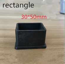Load image into Gallery viewer, 4pcs Square Chair Leg Caps Non-slip Table Foot Dust Cover Socks Floor Protector Pads Pipe Plugs Furniture Leveling Feet Silicone
