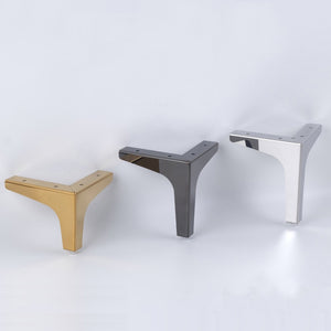 4Pcs  Furniture Legs Sofa Chair feet Cupboard Cabinet foot 10.2/13.6/15.2/16.8CM Height Bed legs with screws