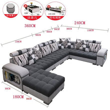 Load image into Gallery viewer, Furniture Factory Provided Living Room Sofas/Fabric Sofa Bed Royal Sofa
