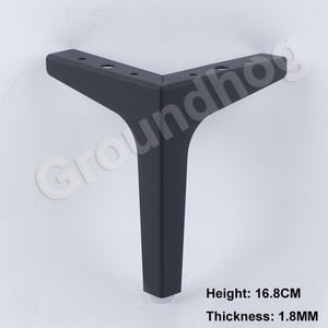 4Pcs  Furniture Legs Sofa Chair feet Cupboard Cabinet foot 10.2/13.6/15.2/16.8CM Height Bed legs with screws