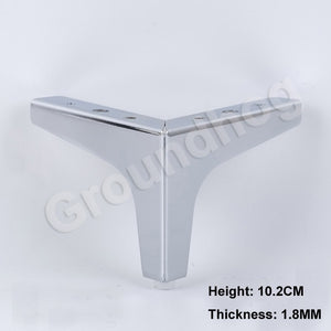 4Pcs  Furniture Legs Sofa Chair feet Cupboard Cabinet foot 10.2/13.6/15.2/16.8CM Height Bed legs with screws