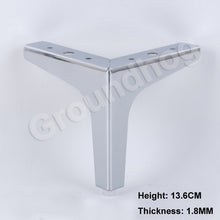 Load image into Gallery viewer, 4Pcs  Furniture Legs Sofa Chair feet Cupboard Cabinet foot 10.2/13.6/15.2/16.8CM Height Bed legs with screws
