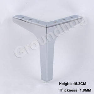 4Pcs  Furniture Legs Sofa Chair feet Cupboard Cabinet foot 10.2/13.6/15.2/16.8CM Height Bed legs with screws