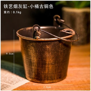 Free shipping Retro creative home ashtray large ins living room office bedroom furnishings personality trend multi-function