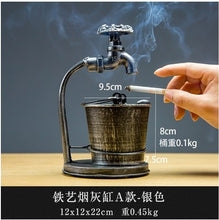 Load image into Gallery viewer, Free shipping Retro creative home ashtray large ins living room office bedroom furnishings personality trend multi-function
