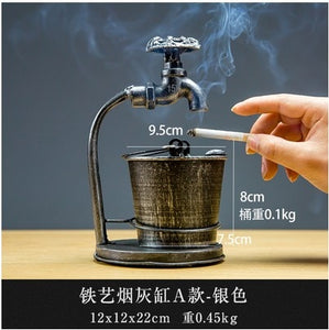 Free shipping Retro creative home ashtray large ins living room office bedroom furnishings personality trend multi-function