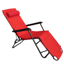 Load image into Gallery viewer, Foldable Recliners Chair For Outdoor Garden Relax Chair  178*60*88CM Super Lightweight Office Lunch Take Rest Bed Chair
